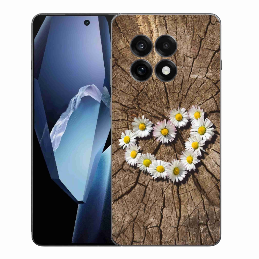 Zselés borítás mmCase a One Plus 13R készülékhez - Százszorszép szív