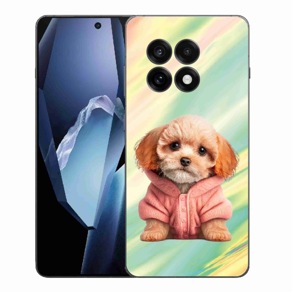 Zselés borítás mmCase a One Plus 13R-hez - pulóveres kölyökkutyákhoz