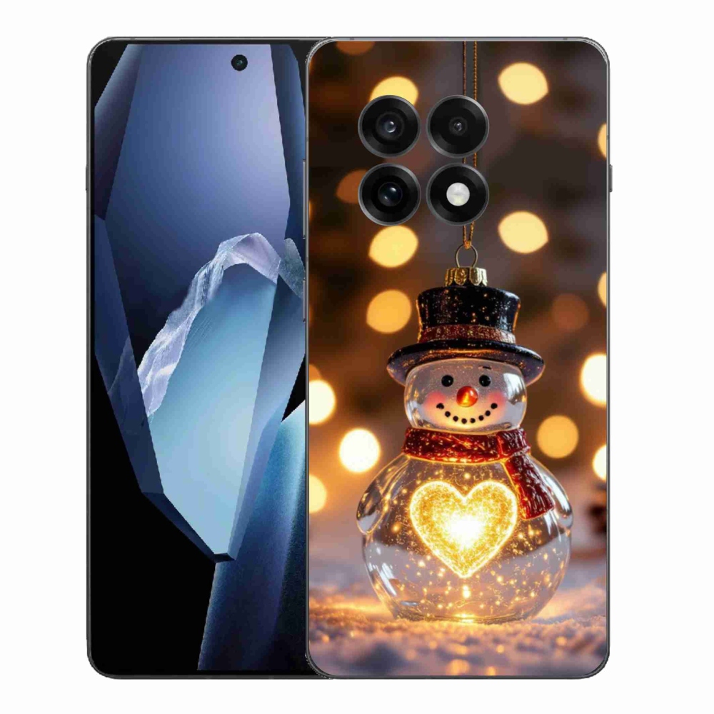 Zselés borítás mmCase One Plus 13R készülékhez - Karácsonyi hóember
