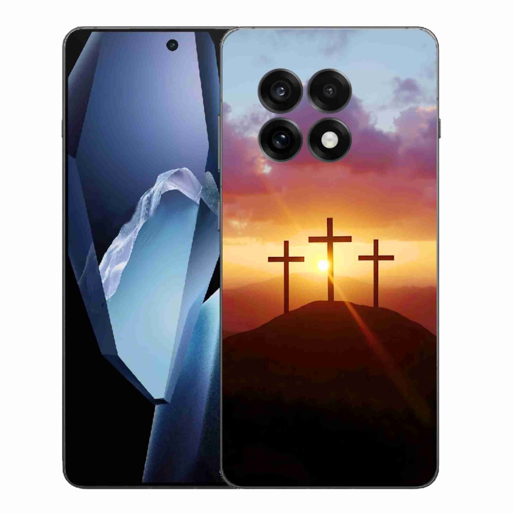 Zselés borítás mmCase a One Plus 13R készülékhez - három kereszt