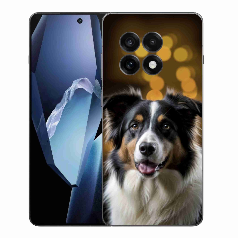 Zselés borítás mmCase for One Plus 13R - mosolygós ausztrál juhászkutya