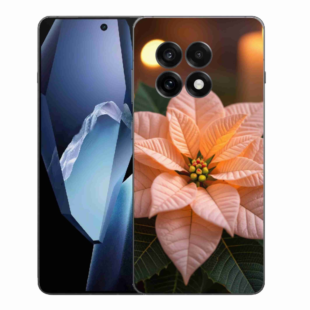 Zselés borítás mmCase a One Plus 13R készülékhez - mikulásvirág