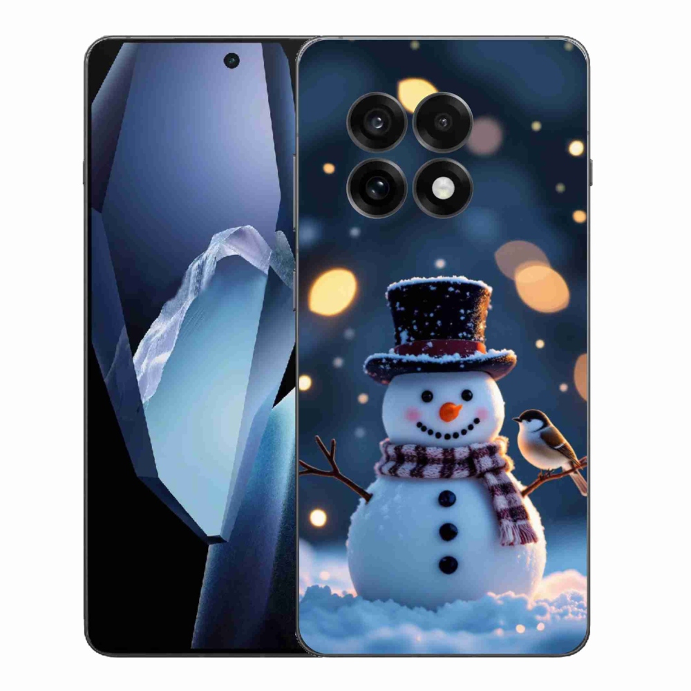 Zselés borítás mmCase One Plus 13R készülékhez - karácsonyi hóember