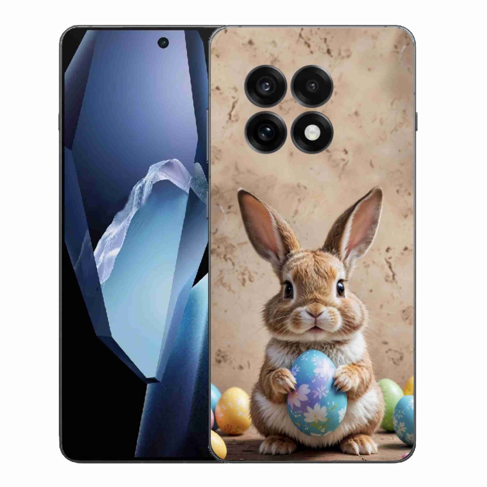Zselés borítás mmCase a One Plus 13R készülékhez - Húsvéti nyuszi