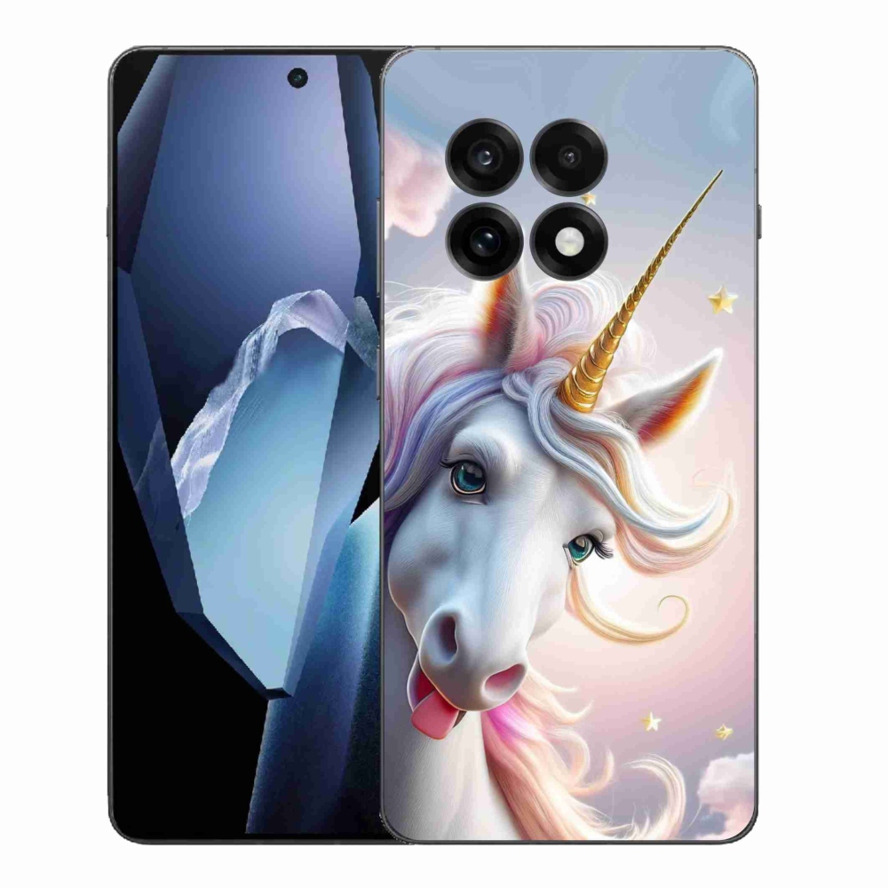 Zselés borítás mmCase One Plus 13R készülékhez - vidám egyszarvú