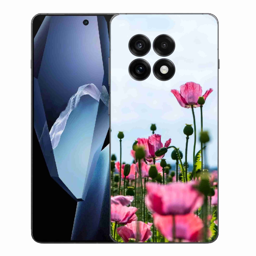 Zselés tok mmCase a One Plus 13R készülékhez - mákvirág