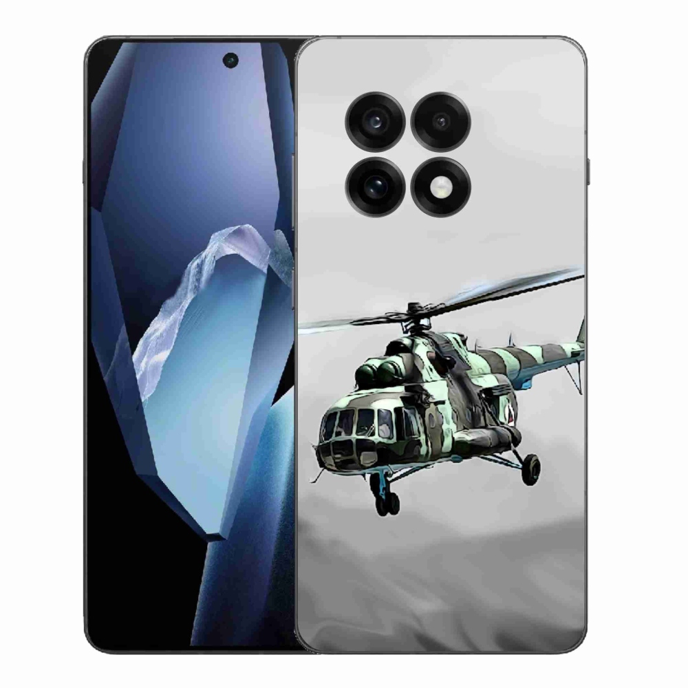 Zselés borítás mmCase a One Plus 13R-hez - katonai helikopterhez