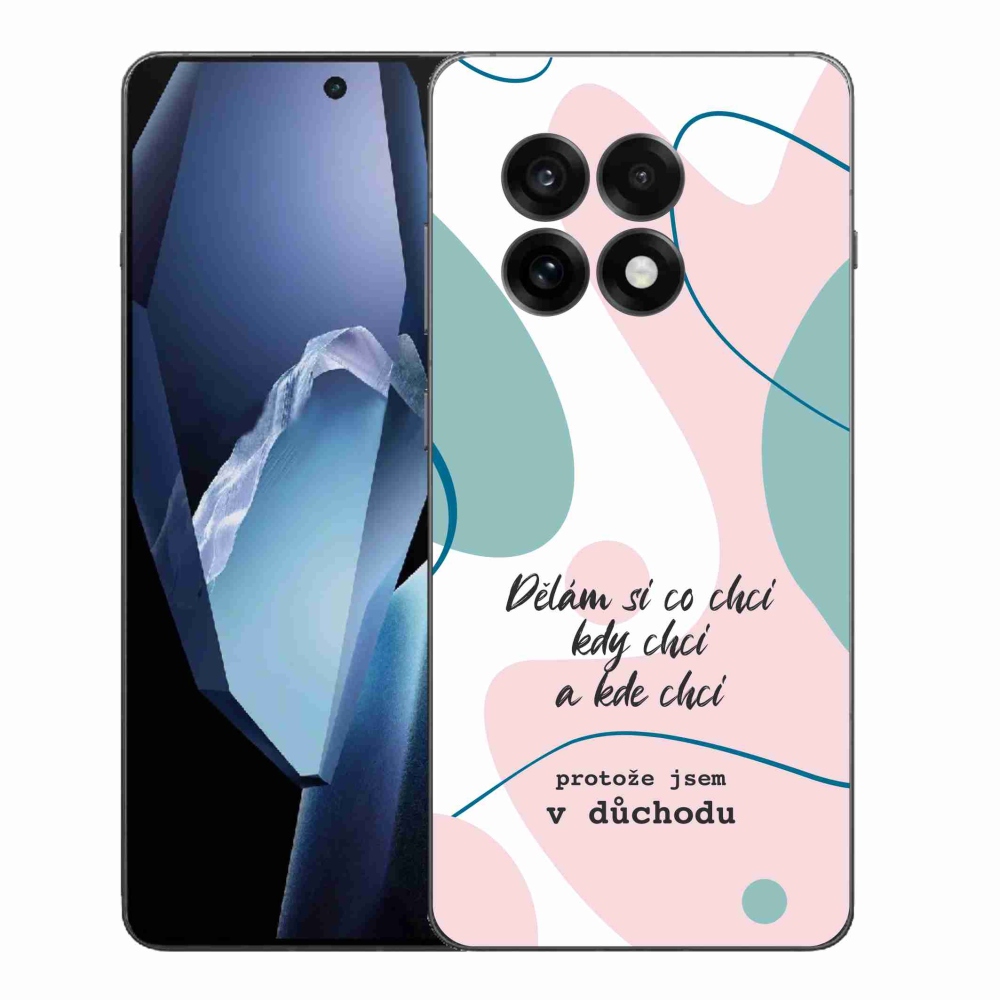 Gél borító mmCase a One Plus 13R készülékre - vicces szöveg 10 fehér háttér