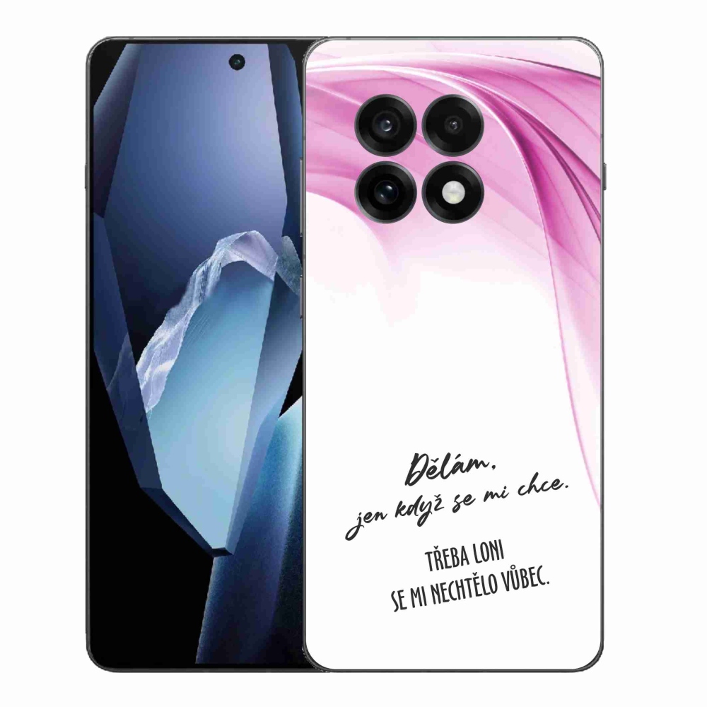 Gél borító mmCase a One Plus 13R készülékre - vicces szöveg 12 fehér háttér