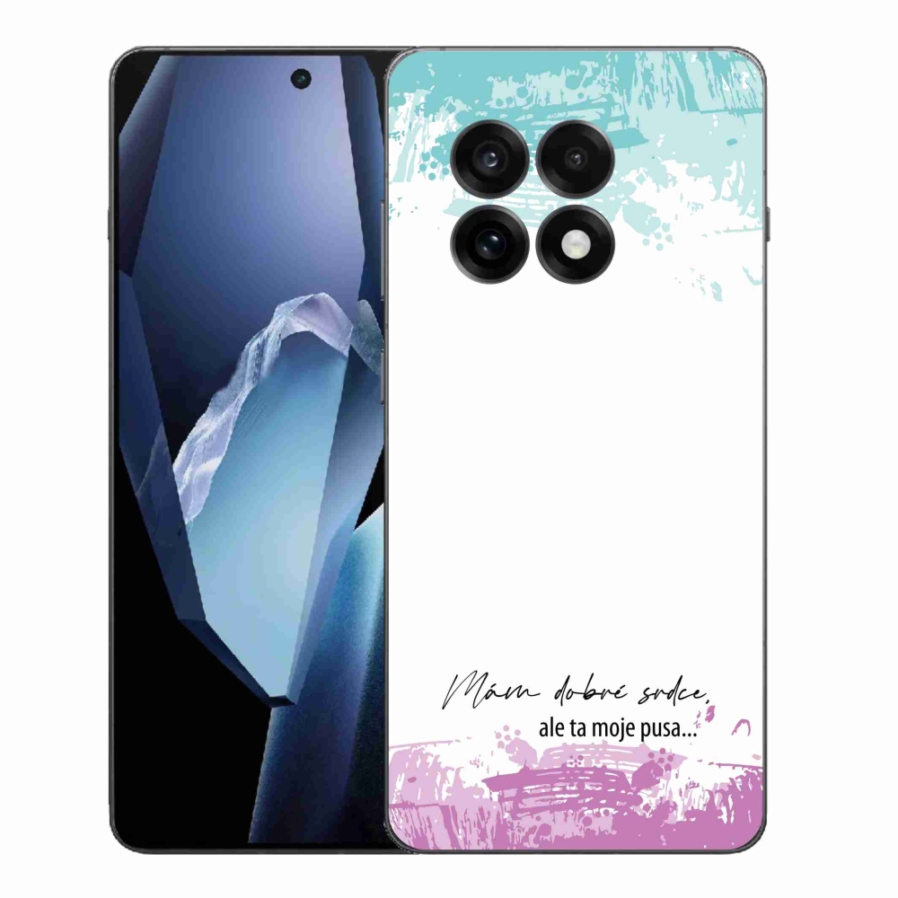 Gél borító mmCase a One Plus 13R készülékre - vicces szöveg 3 fehér háttér