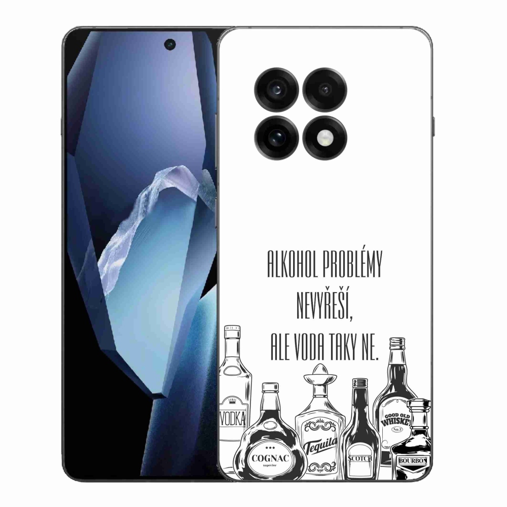 Gél borító mmCase One Plus 13R - vicces szöveg fehér háttérrel