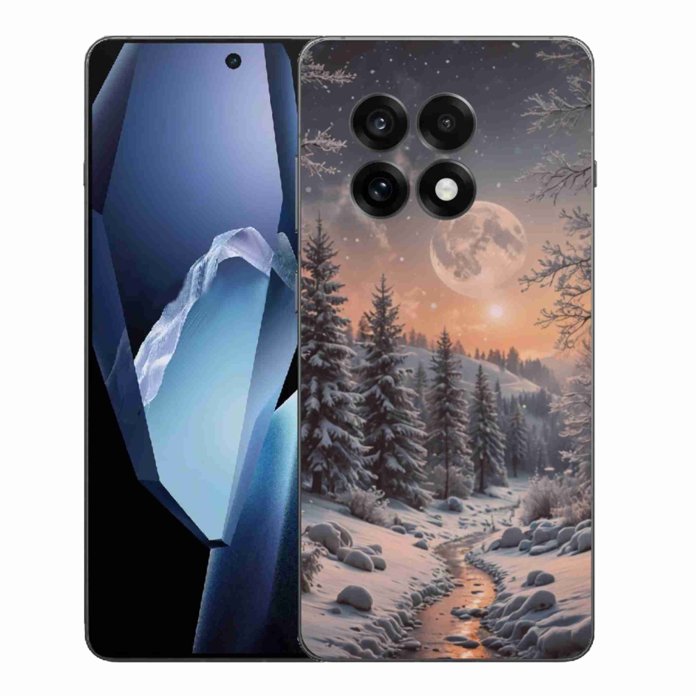 Zselés borítás mmCase a One Plus 13R-hez - téli tájkép 2