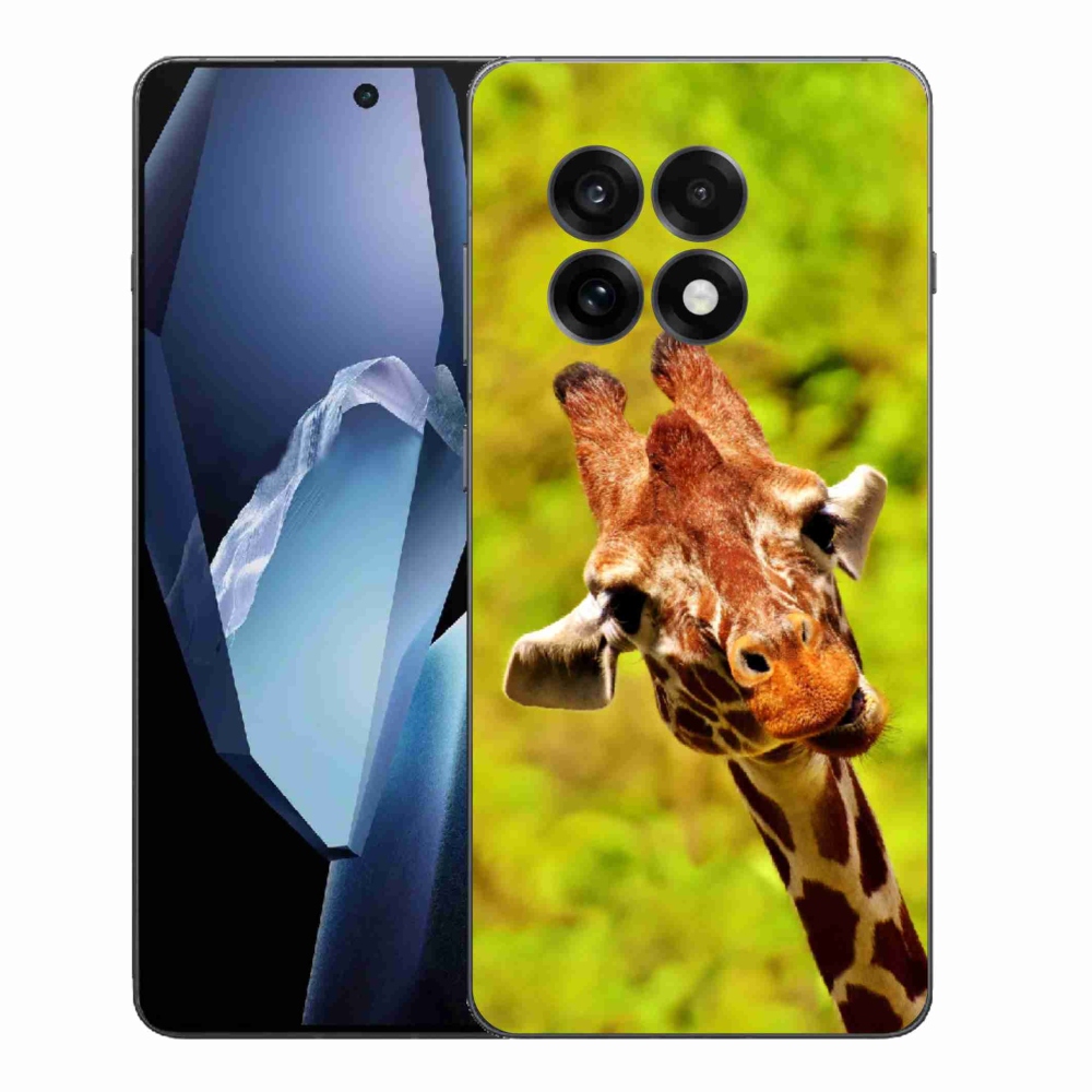 Zselés tok mmCase One Plus 13R készülékhez - zsiráf