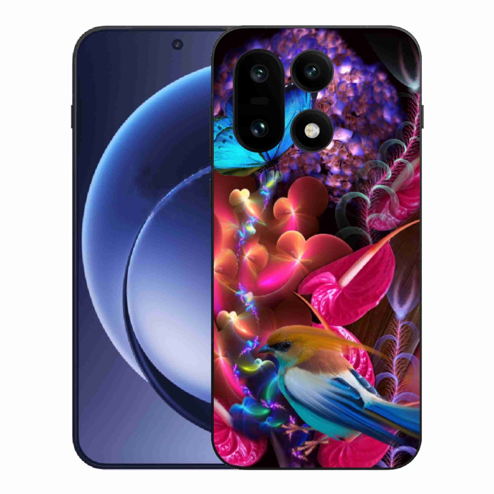 Zselés borító mmCase a One Plus 15-öshöz - színes virágok