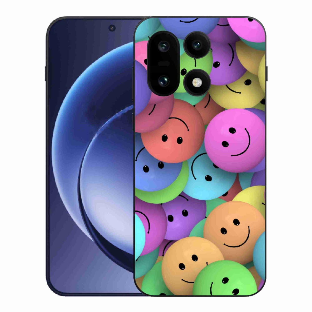 Zselés borító mmCase a One Plus 15 készülékhez - színes smileyk