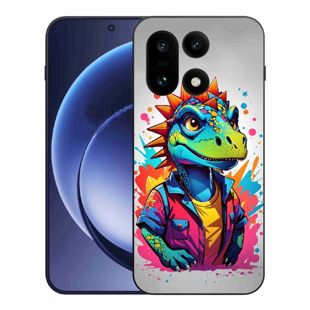 Zselés borítás mmCase a One Plus 15-öshöz - színes dinoszaurusz