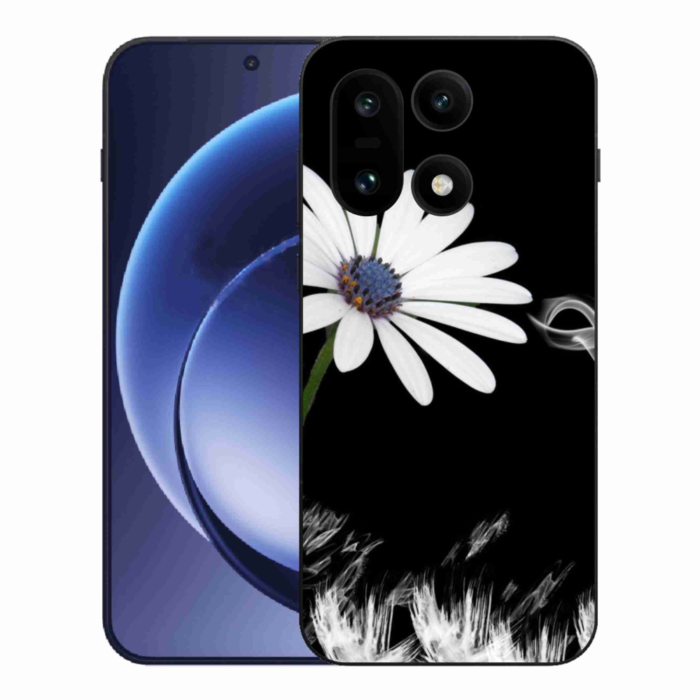 Zselés tok mmCase One Plus 15-hez - fehér virág