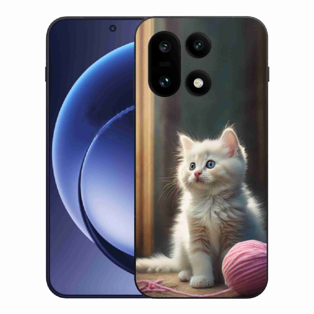 Zselés tok mmCase a One Plus 15-öshöz - fehér cica 2