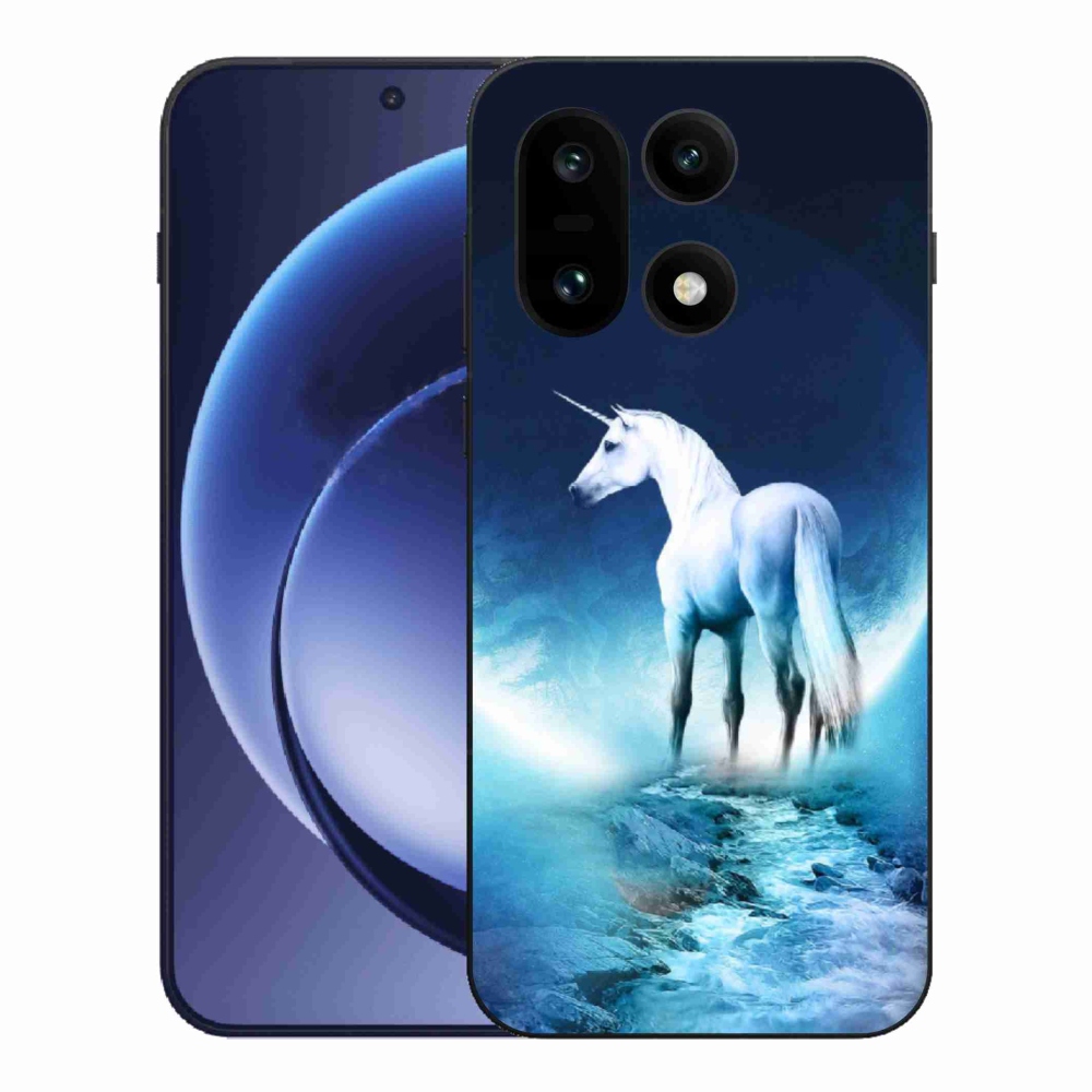 Zselés tok mmCase One Plus 15 készülékhez - fehér egyszarvú