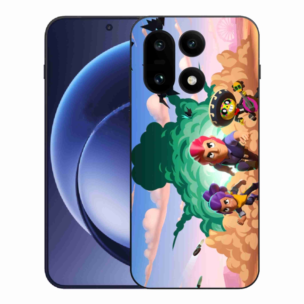 Zselés borítás mmCase a One Plus 15-öshöz - verekedős csillagok
