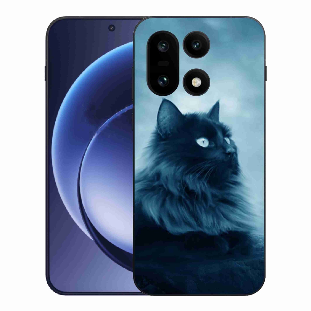 Zselés tok mmCase a One Plus 15-öshöz - fekete macska 1