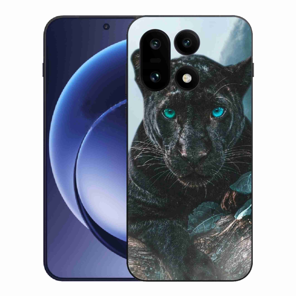 Zselés tok mmCase a One Plus 15 készülékhez - fekete párduc
