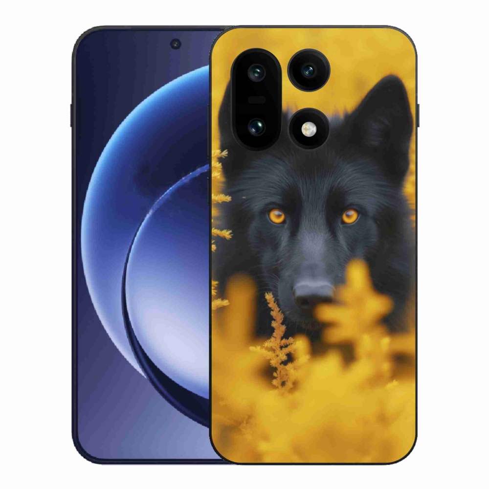 Zselés tok mmCase a One Plus 15-öshöz - fekete farkas 2