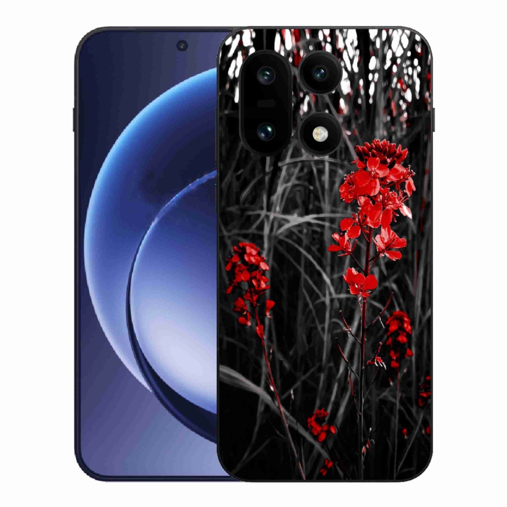 Zselés borítás mmCase on One Plus 15 - piros növény