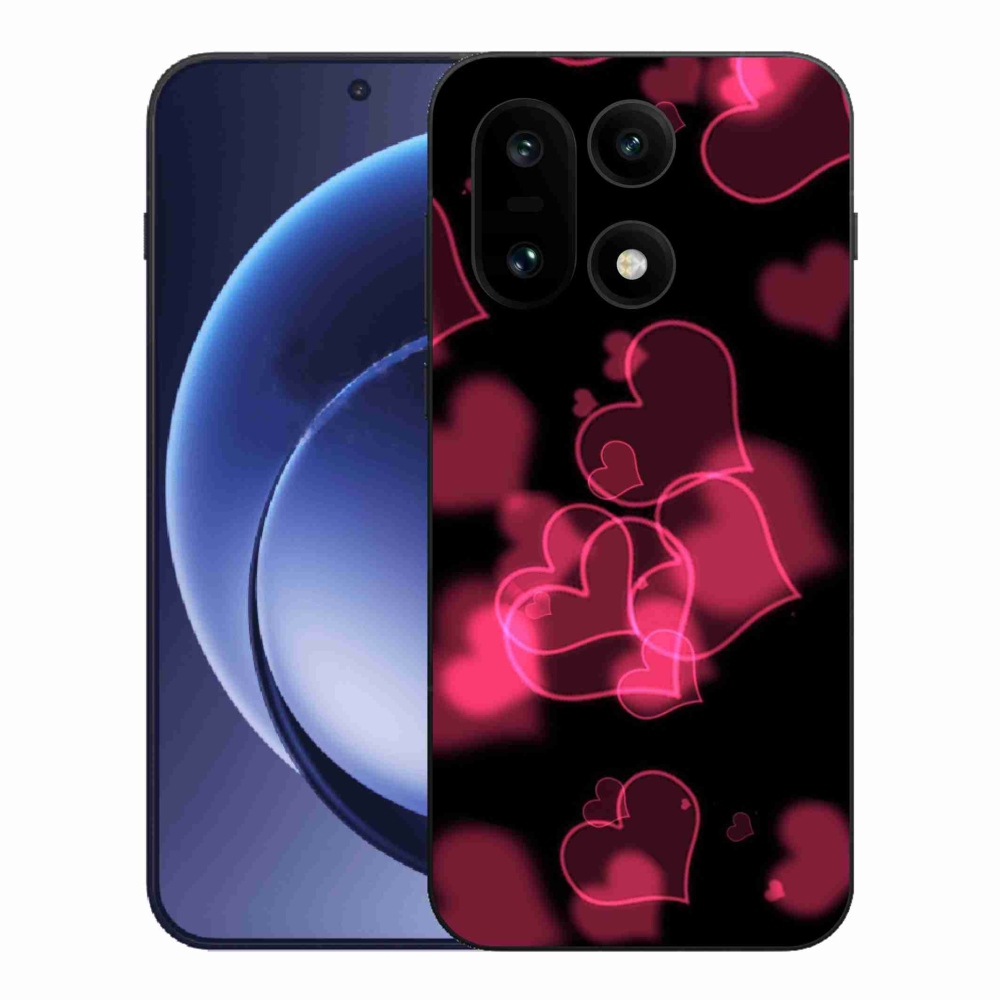 Zselés tok mmCase a One Plus 15 készülékhez - piros szívek