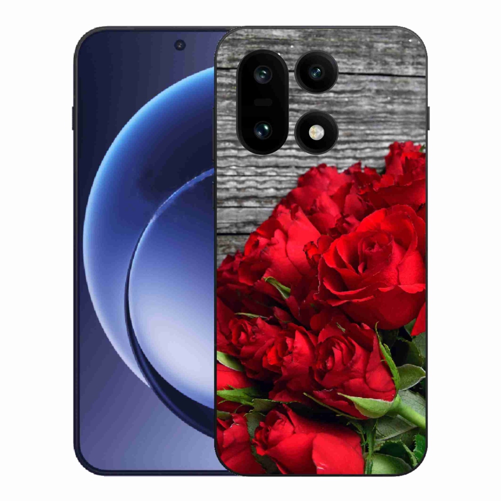 Zselés borítás mmCase a One Plus 15 készülékhez - piros rózsa