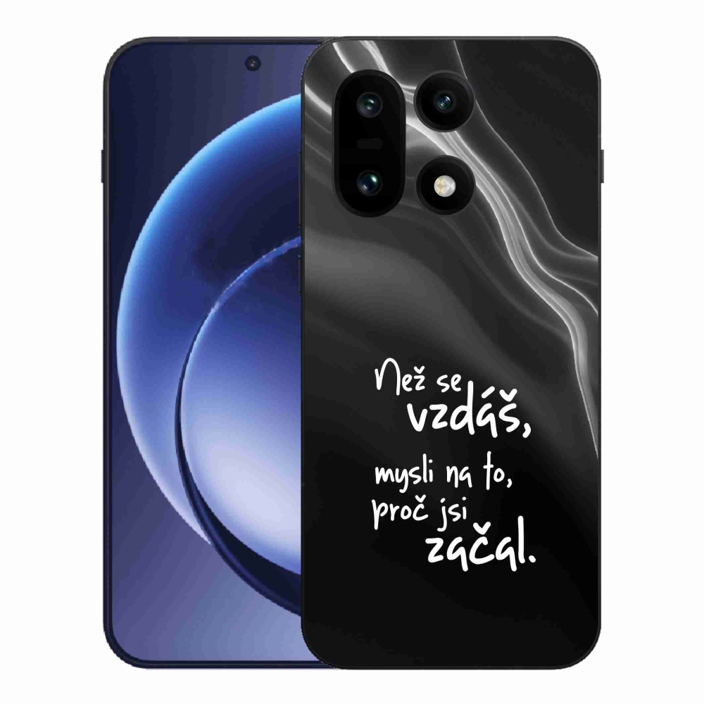Gel Cover mmCase on One Plus 15 - Idézet 2 fekete háttér