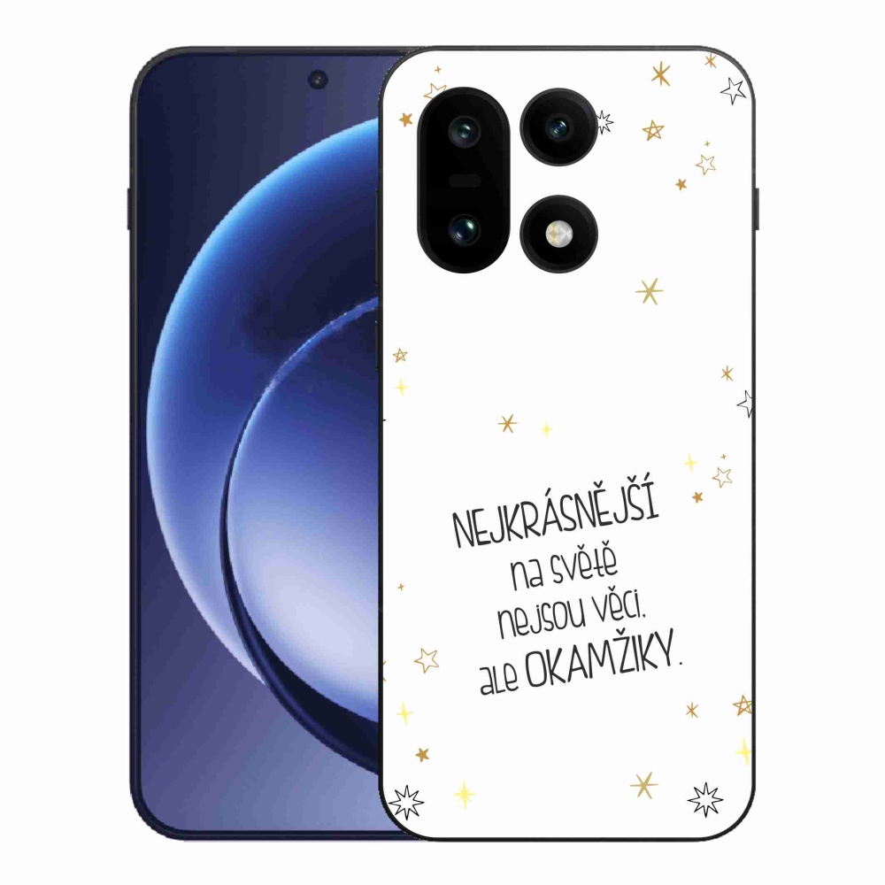 Gel Cover mmCase on One Plus 15 - Idézet 4 fehér háttér
