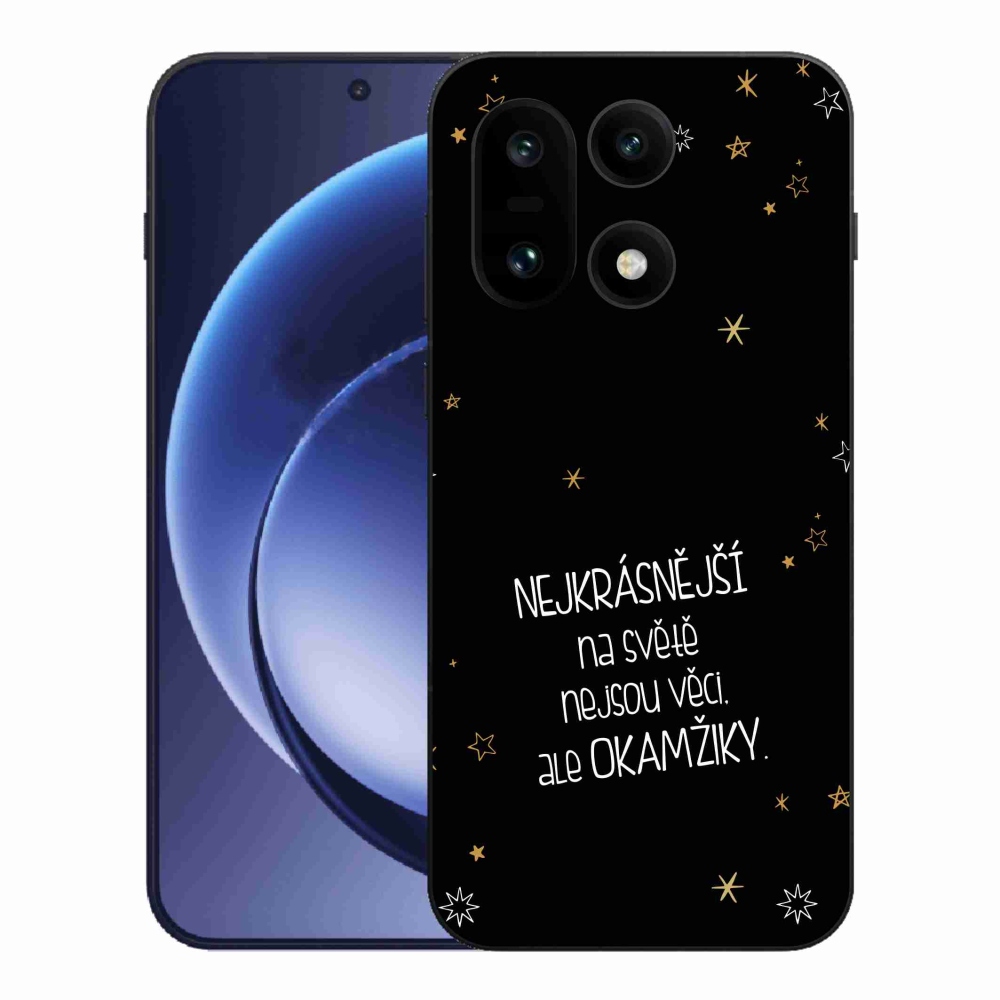 Gel Cover mmCase on One Plus 15 - Idézet 4 fekete háttér