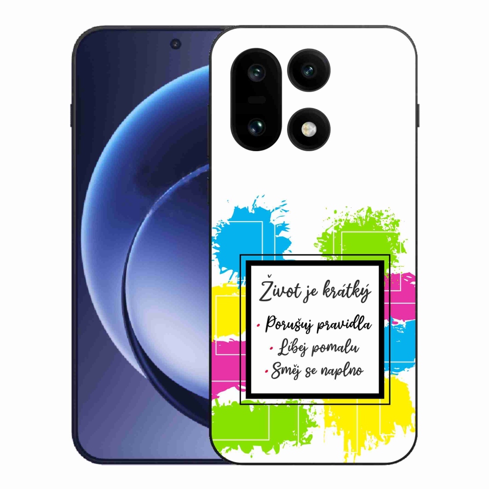 Gel Cover mmCase on One Plus 15 - Idézet 5 fehér háttér