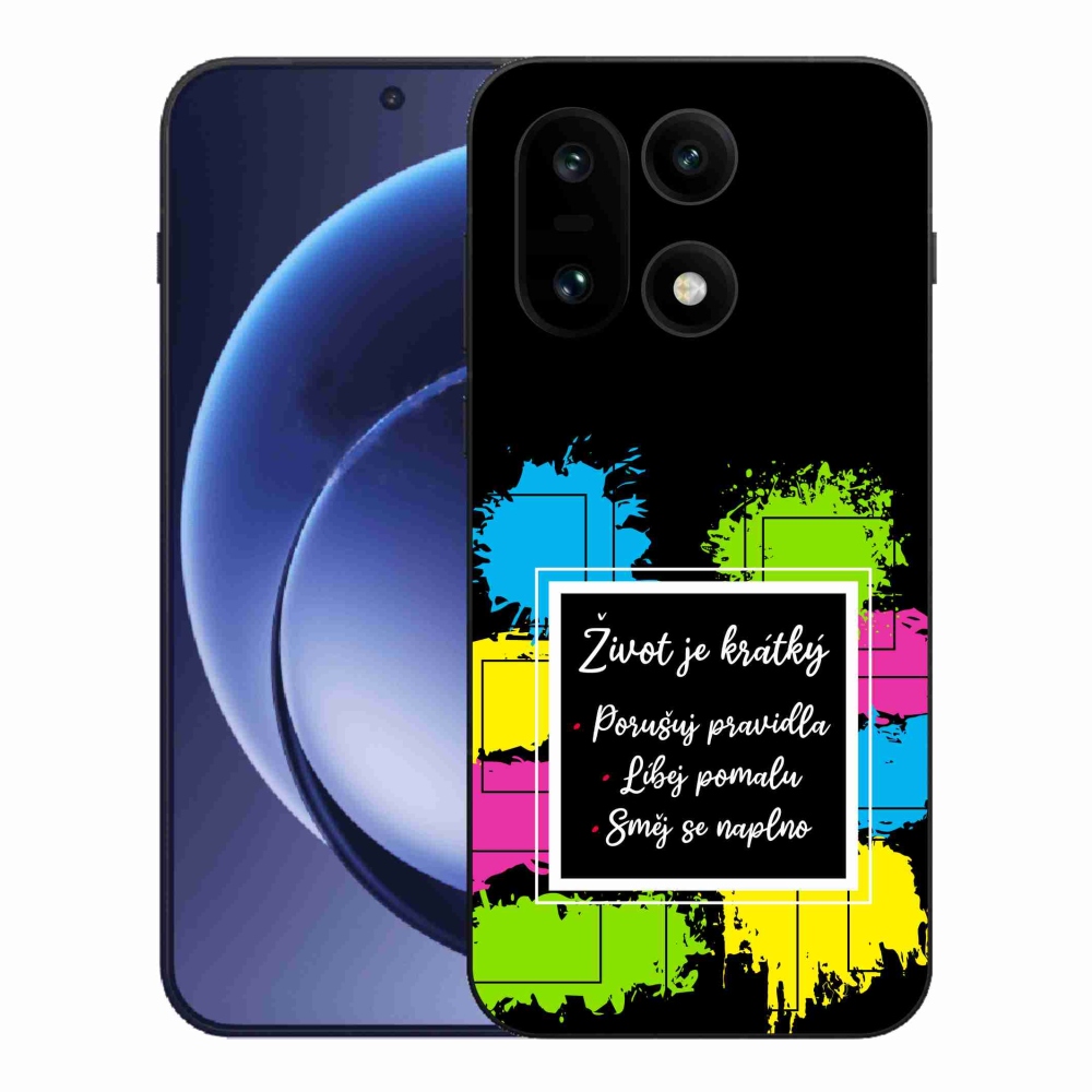 Gel Cover mmCase on One Plus 15 - Idézet 5 fekete háttér