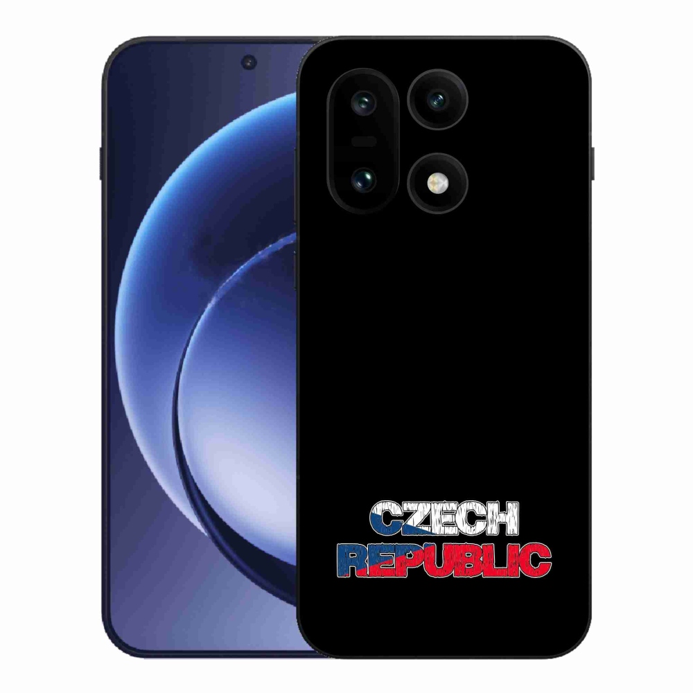 Gél védőhuzat mmCase a One Plus 15-hez - Csehország fekete háttér