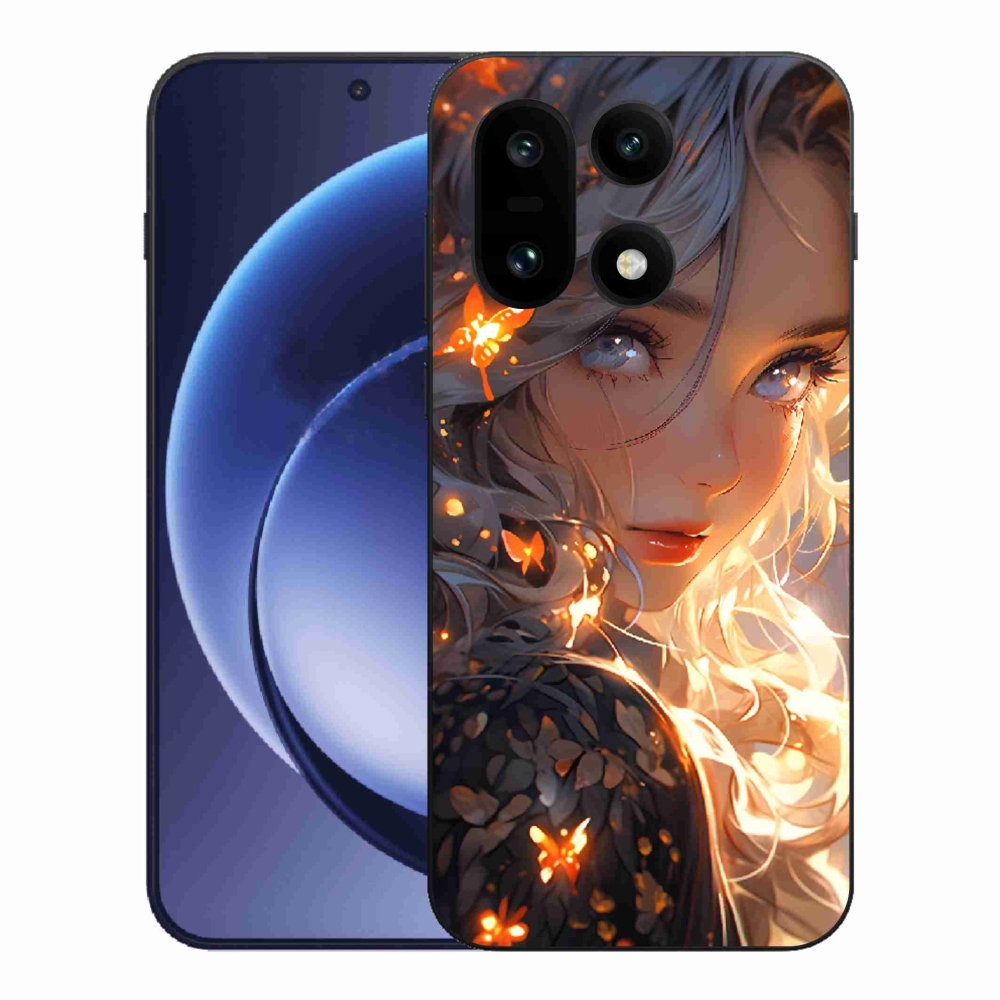 Gél borítás mmCase a One Plus 15-re - lány és pillangók