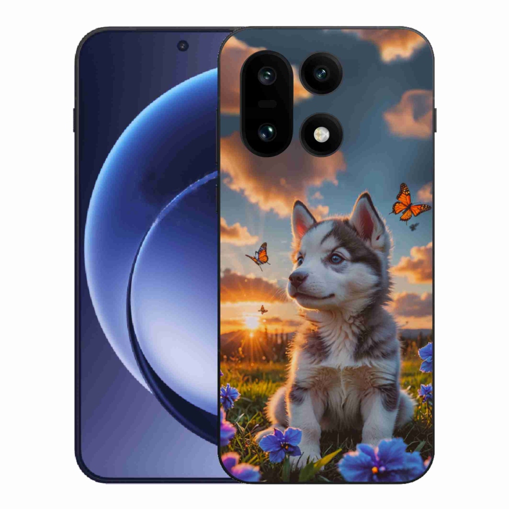 Zselés borítás mmCase a One Plus 15 készülékhez - husky naplementében