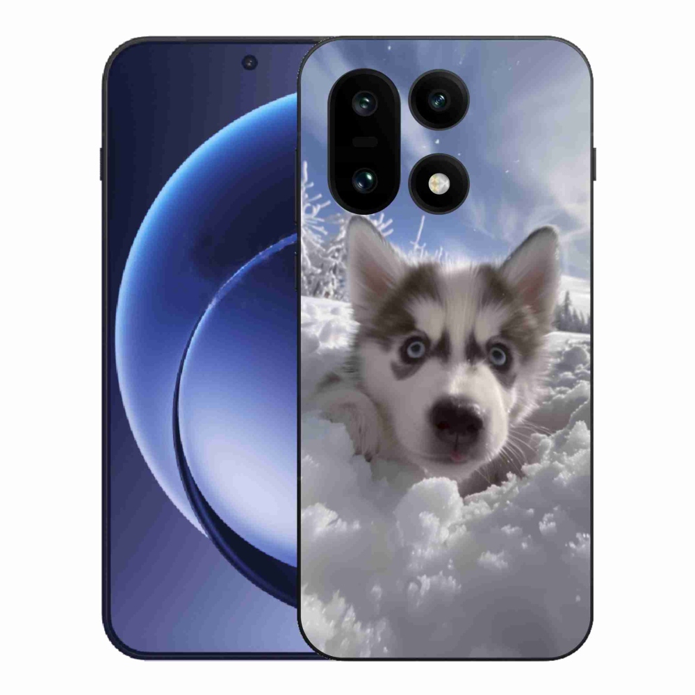 Zselés borítás mmCase for One Plus 15 - husky a hóban