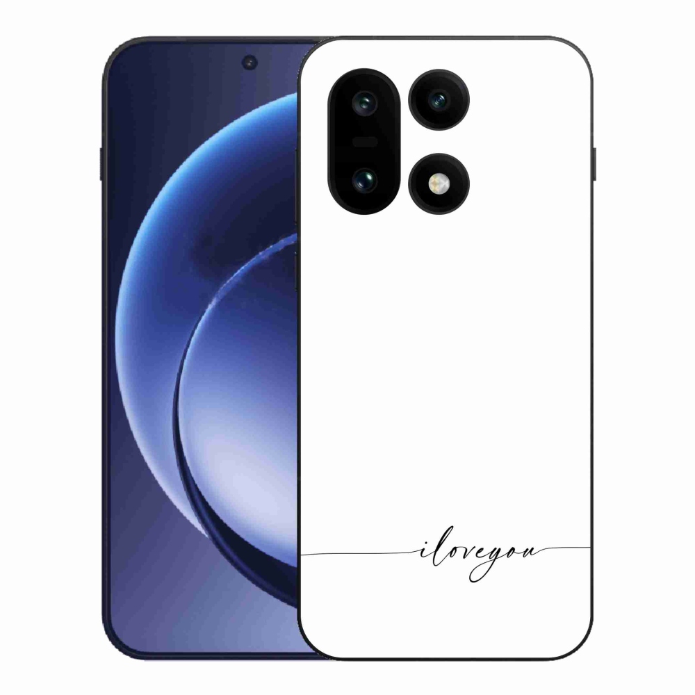 Gél borító mmCase a One Plus 15-re - Szeretlek fehér háttérrel