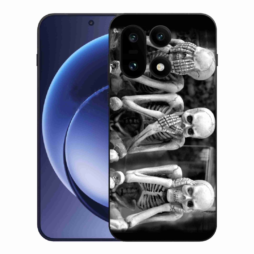 Zselés borítás mmCase a One Plus 15-öshöz - csontvázak