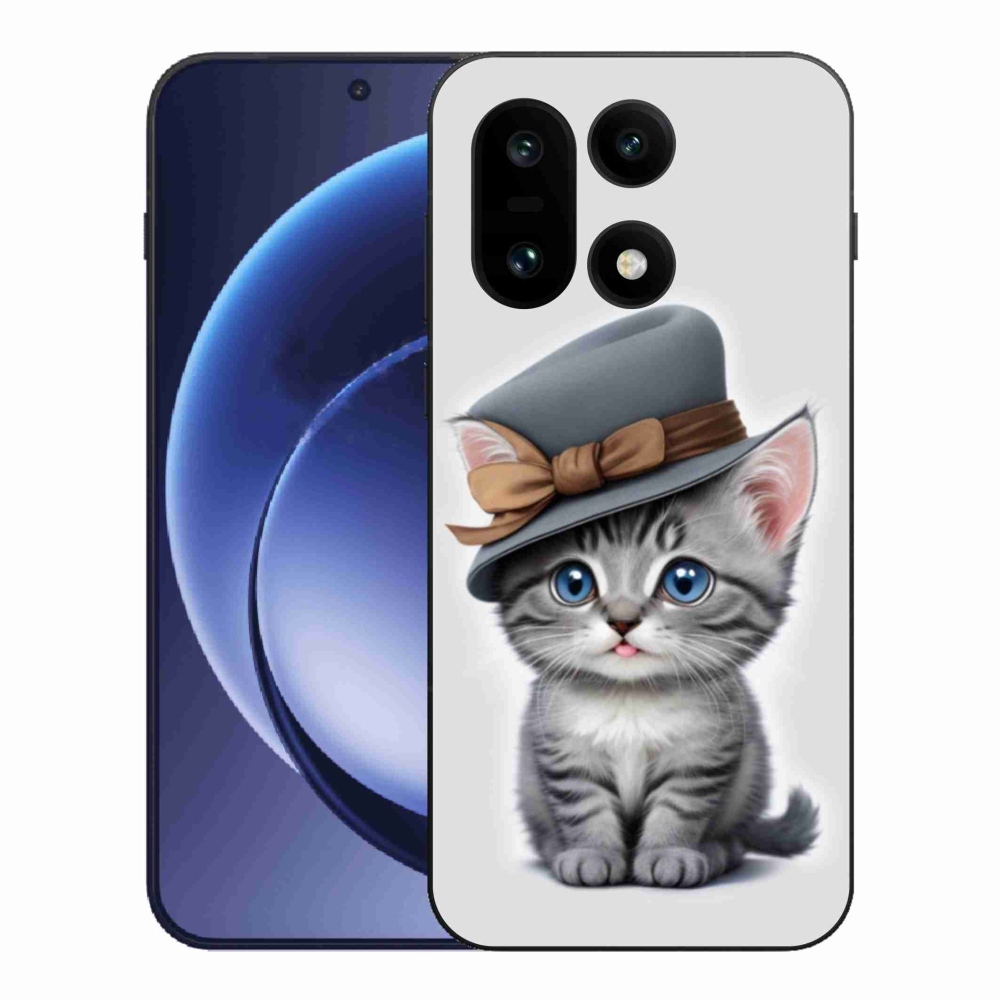 Zselés borítás mmCase for One Plus 15 - cica sapkával