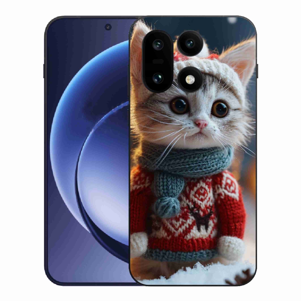 Zselés borítás mmCase for One Plus 15 - cica pulóverben