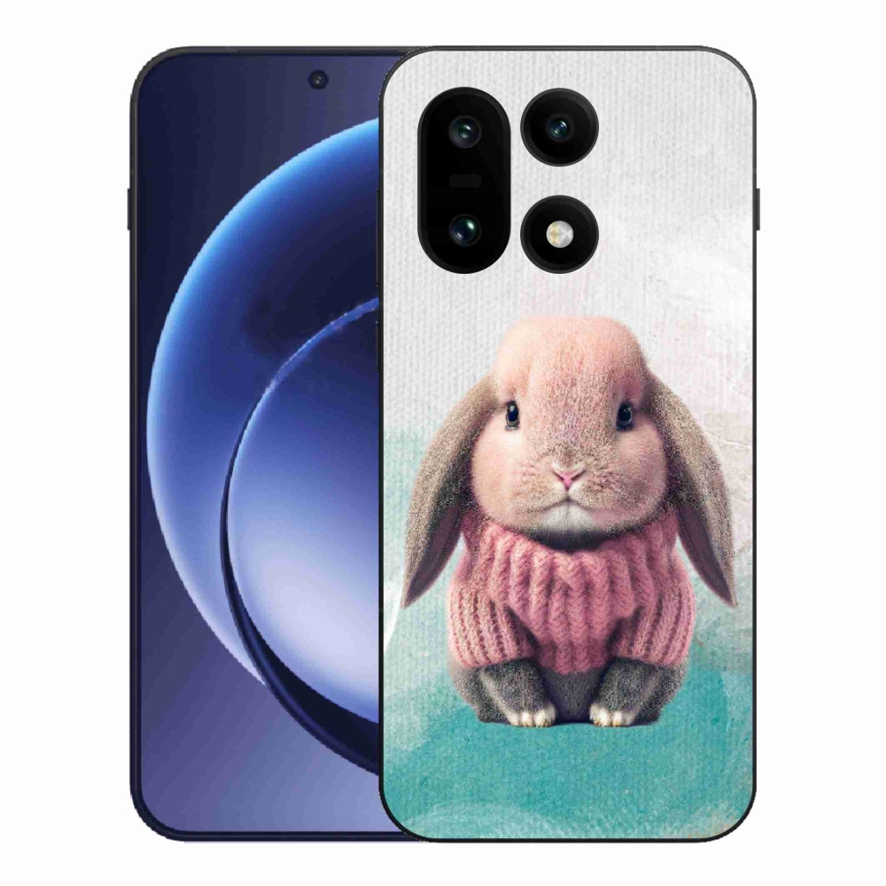 Zselés borítás mmCase a One Plus 15-öshöz - nyúl pulóverben