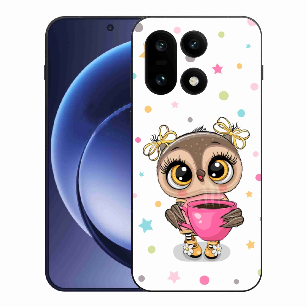 Zselés borító mmCase a One Plus 15 készülékhez - rajzfilm bagoly