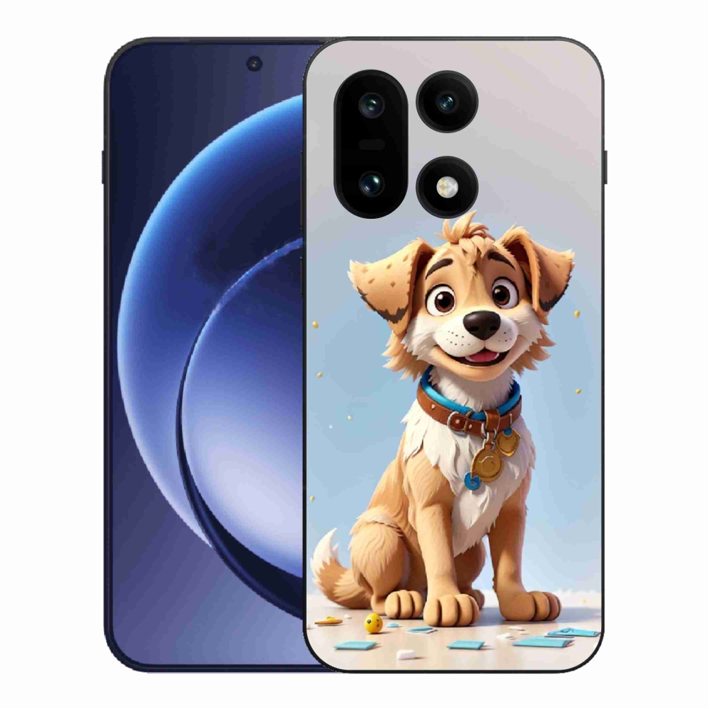 Zselés borítás mmCase a One Plus 15-öshöz - rajzfilm kölyökkutyákhoz