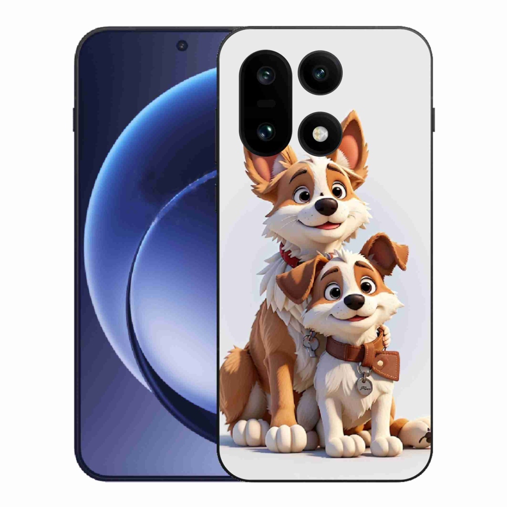 Gél borítás mmCase on One Plus 15 - kutyák rajzolása