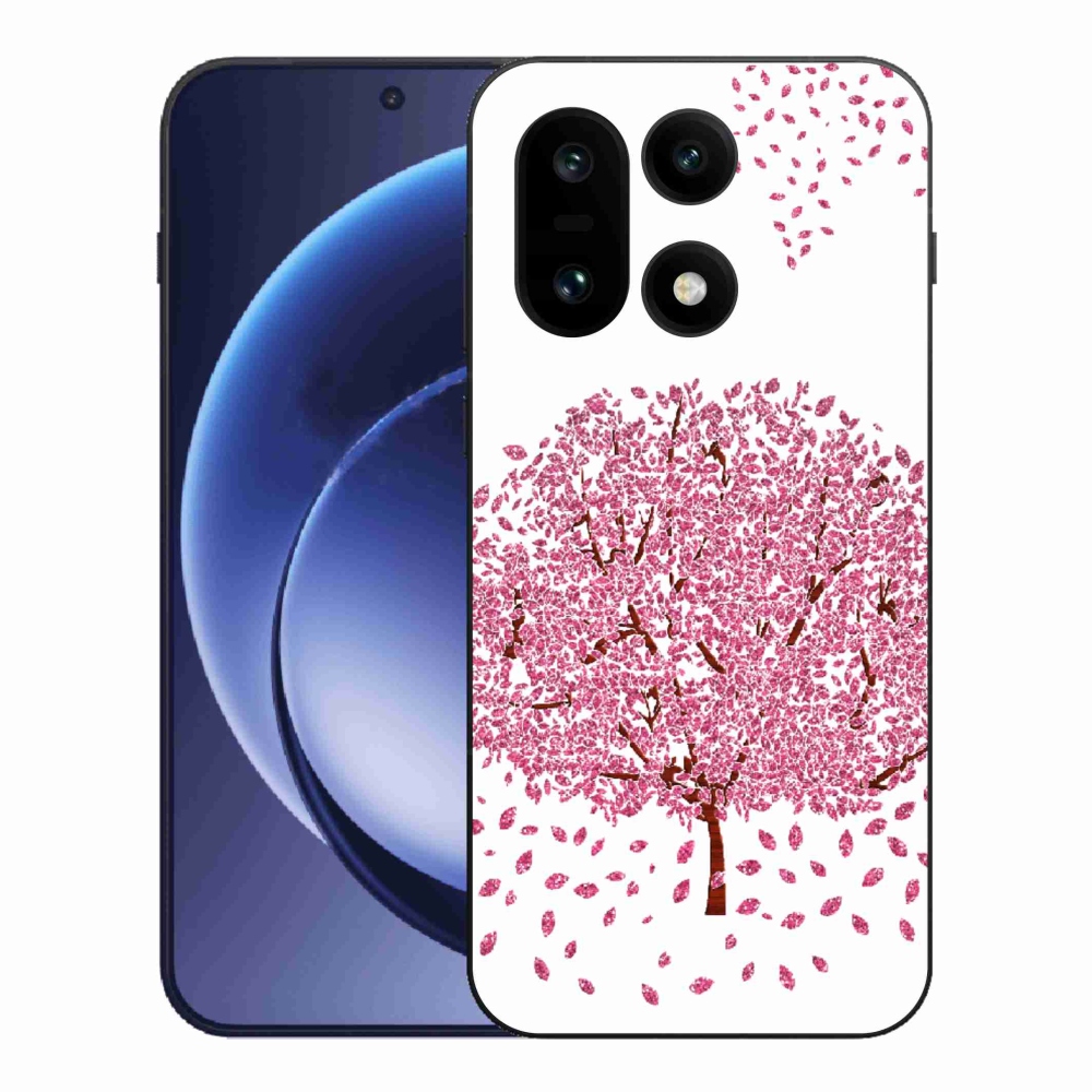 Zselés borító mmCase a One Plus 15 készülékhez - rajzfilmfa levelekkel