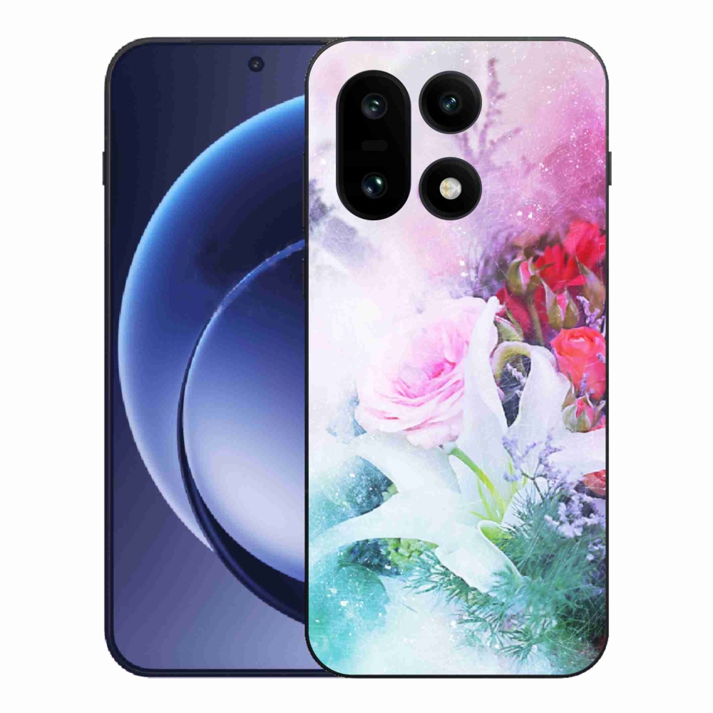 Zselés borítás mmCase a One Plus 15-öshöz - virág 4