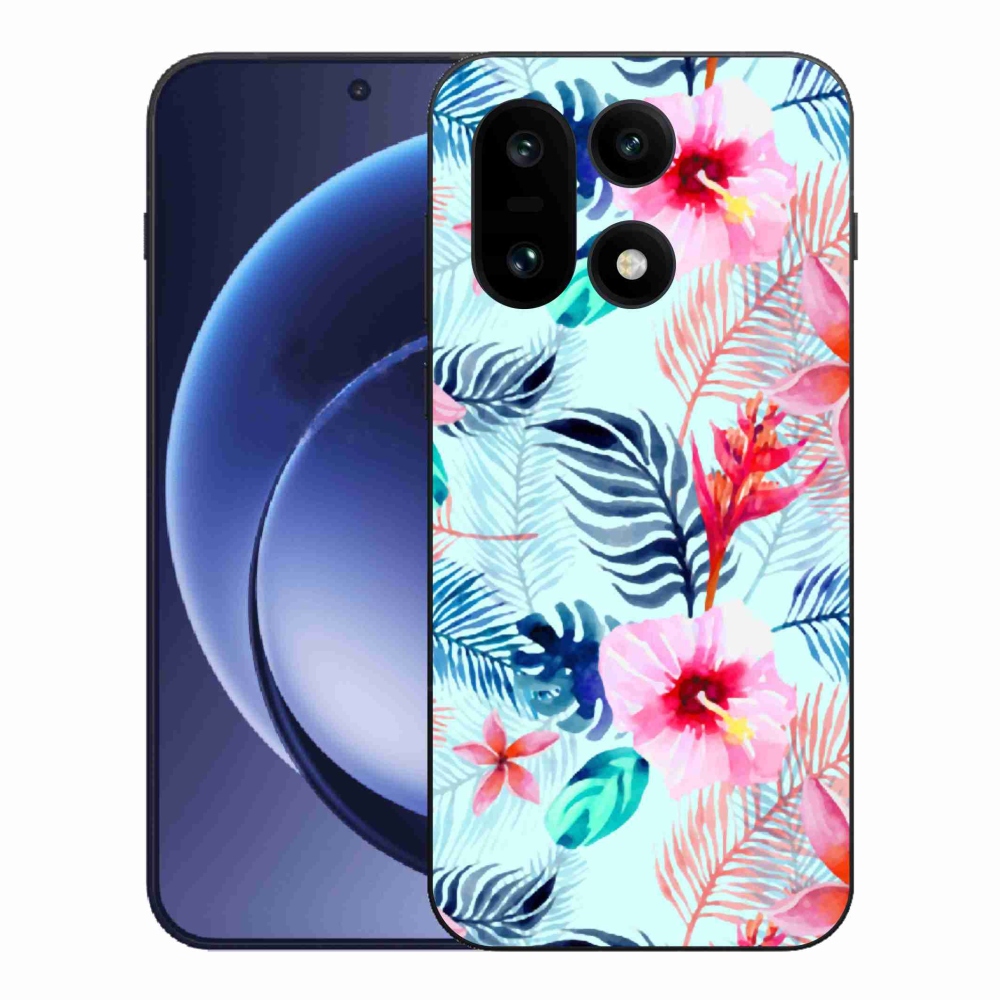 Zselés borítás mmCase a One Plus 15-öshöz - virágok